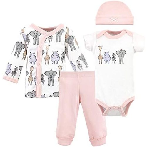 Hudson Baby Unisex Baby Preemie Layette Set 4-Piece