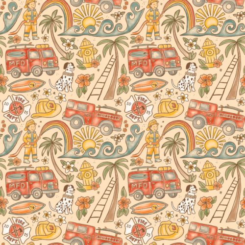 Firehouse Friends Romper – Little Fins