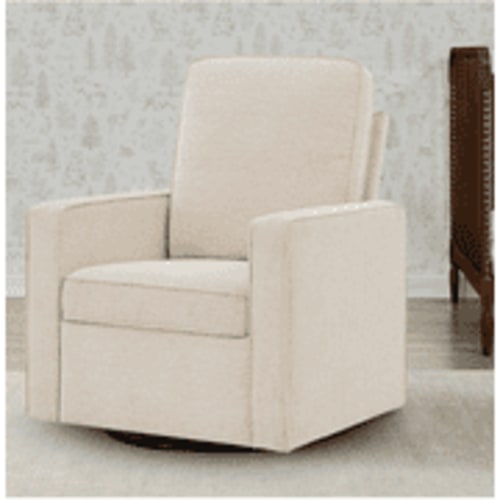 Delta Children Noah Upholstered Swivel Glider