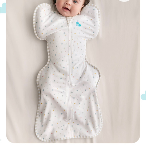Swaddle Up™ 0.2 TOG Organic Cotton White Starlight