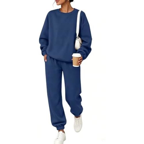 Women's 2 Piece Matching Fall Lounge Set Sweatsuits
