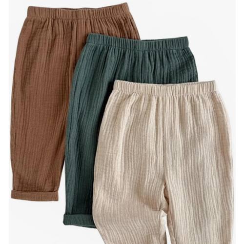 Toddler Baby Boys 3 Pack Elastic Waist Casual Pants Sets|6M-3Y