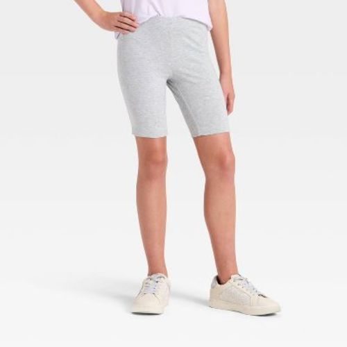 Girls' Bike Shorts - Cat & Jack™ Heather Gray S