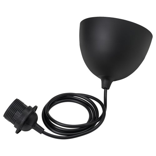 HAVSDJUP Cord set - black 4 ' 7 "