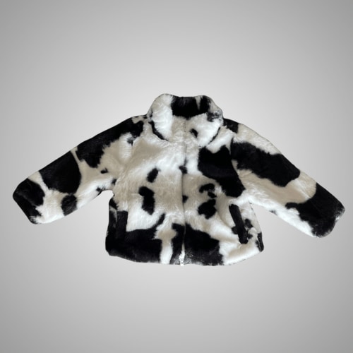 MOO COZY COW PRINT JACKET