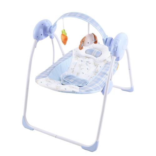 Baby Swing for Infant,Newborn Swing with Music,5 Speed Levels,Timing Setting,Soft Cushion,Foldable Infant Swing for Indoor Outdoor Use 0-9 Months