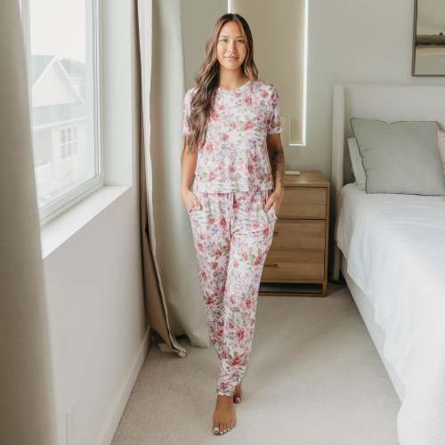 Bamboo Women's Short Sleeve Pajamas - Deborah