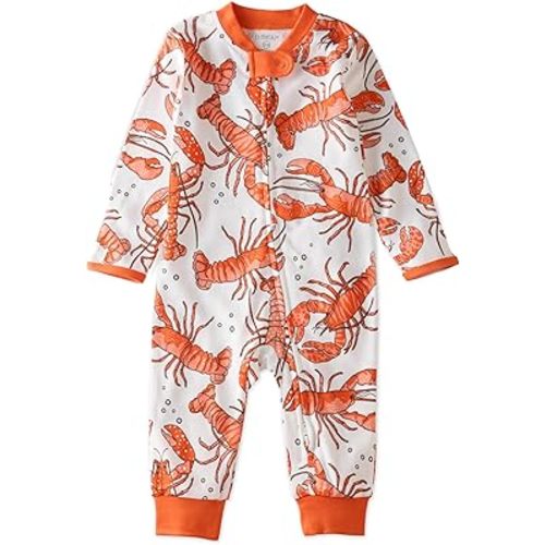 Shadow Sleep & Play Baby Pajamas 100% Organic Cotton Two Way Zipper Sleeper Pajamas for Baby Boys & Girls​