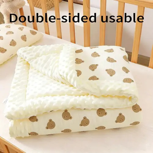 Baby Bean Bag Cot Mattress Pad, Soft Comfortable Baby Bedding, Cute Print Design, Ultra-Soft 3D Material, Perfect for Infant Care, Newborn, Nursery, Crib Mattress Pad - TikTok Shop