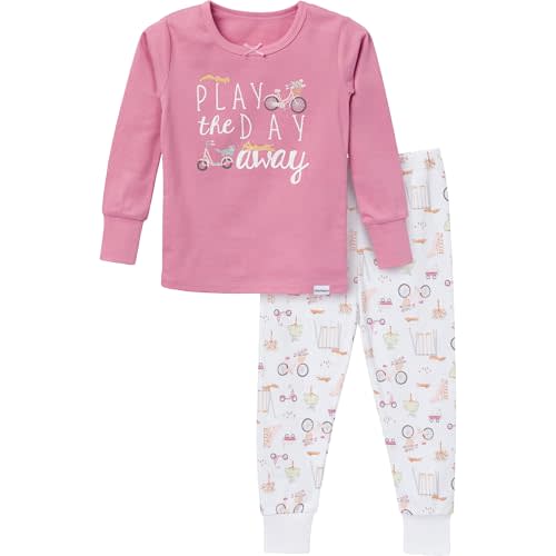 Gerber Baby Girls' Toddler Snug Fit 2-Piece Pajama Set
