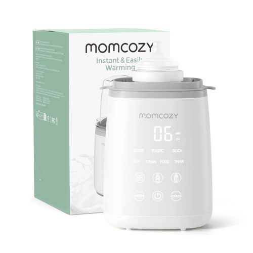Amazon.com: Momcozy Bottle Warmer for Baby, Fast Heating Breastmilk for All Bottles | Newborn Essentials for Mom, Accurate Temperature Control, 10-in-1 Multifunction with Timer, Automatic Shut-Off, One Touch Set