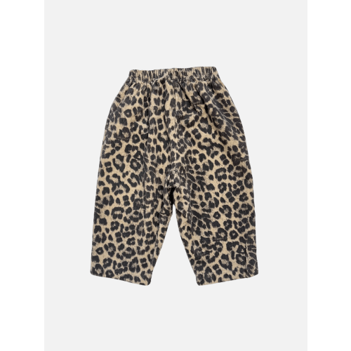 LEOPARD CORDUROY PANTS