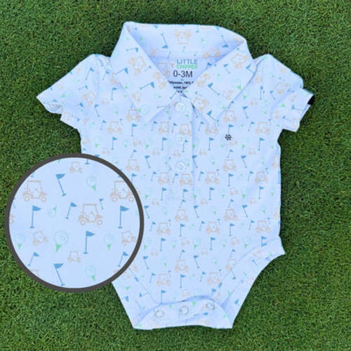 Tee Time - Onesie Polo