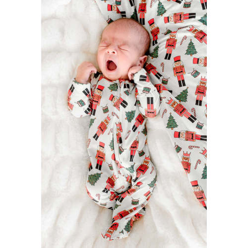 Zipper Footie | Toy Soldier Green