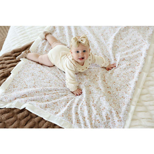 Minky Couture | Dainty Floral Blanket (Infant)