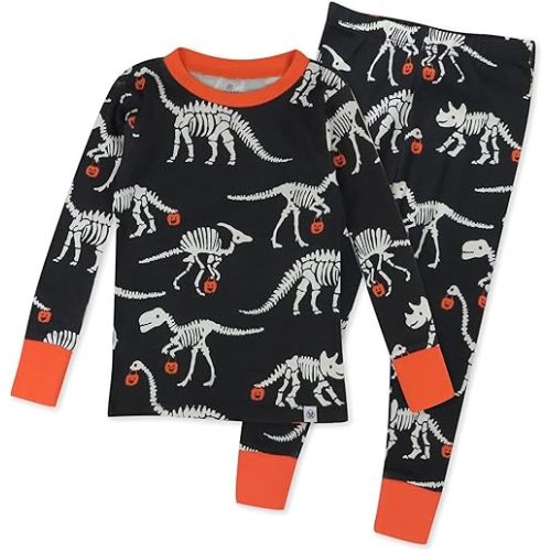 HonestBaby unisex-baby Celebration 2-piece Pajamas Sleepwear Pjs 100% Organic Cotton for Baby, Toddler, Kids