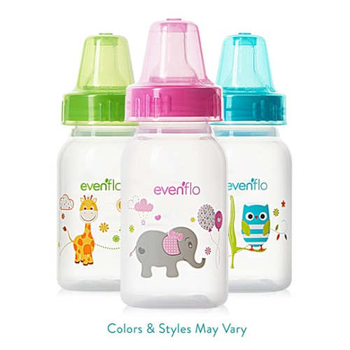 Evenflo Classic Print Bottles, 3 Pack - 4 oz – S&D Kids