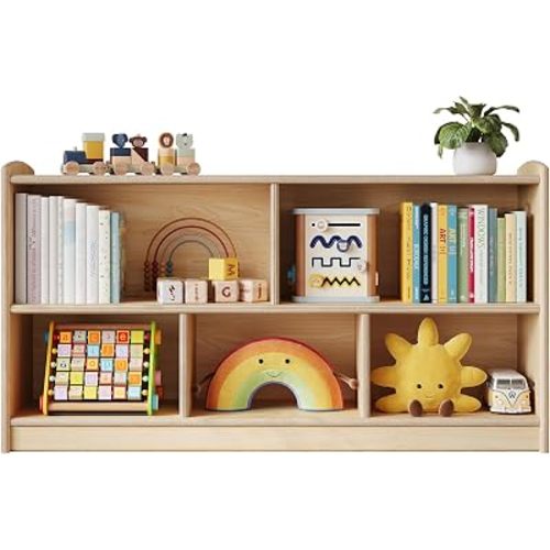 Montessori Shelf, Bookshelf and Toy Storage Organizer for Kids Room