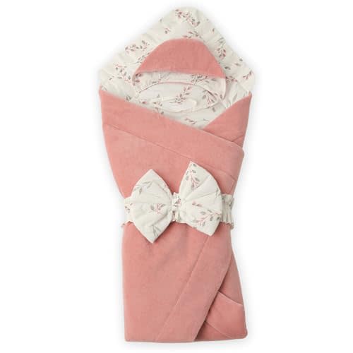 Baby Girl Blanket for Newborn Girls – Soft Baby Swaddle Blanket, Cotton Receiving Blanket, for Girls, Turkish Cotton, Rouge
