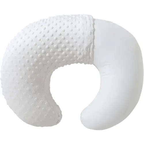 Baby Nursing Pillow and Body Positioner with Premium Slipcover for Breastfeeding for Baby Boys and Girls, Feeding Pillow with Breathable Comfortable Pillowcase (Cloud Dancer)