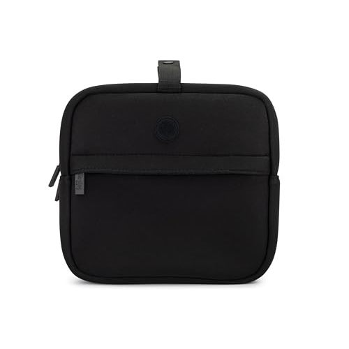 Parker Baby Drift Neoprene Insulated Baby Bottle Cooler | Soft & Waterproof Snacks & Breast Milk Cooler Travel Bag w/Insulated Interior | Attaches to Backpacks & Strollers | Modern & Neutral Colors