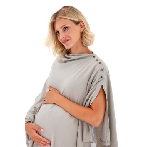 4in1 Multipurpose Supreme Cotton Cape as Maternity/Nursing Shawl