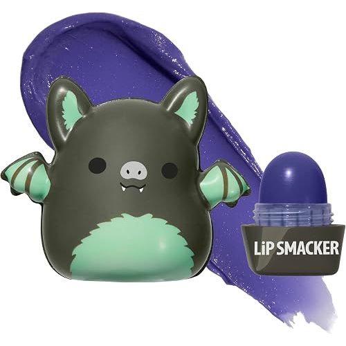 Lip Smacker Squishmallows Moisturizing Lip Balm, Fun Soft Squishy Collectible Top, Blackberry Flavored Hydration - Aldous