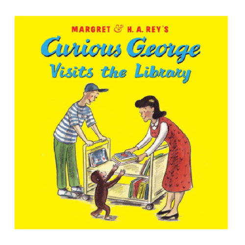 Curious George Visits the Library (with downloadable audio) by H. A. Rey, Martha Weston, Paperback | Barnes & Noble®