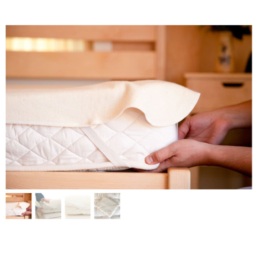 Washable Crib Mattress Pads - Naturally Absorbent Wool