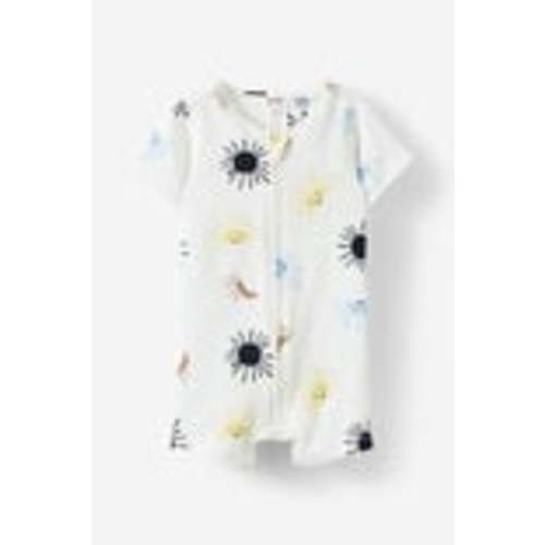 The Short Sleeve Zip Romper