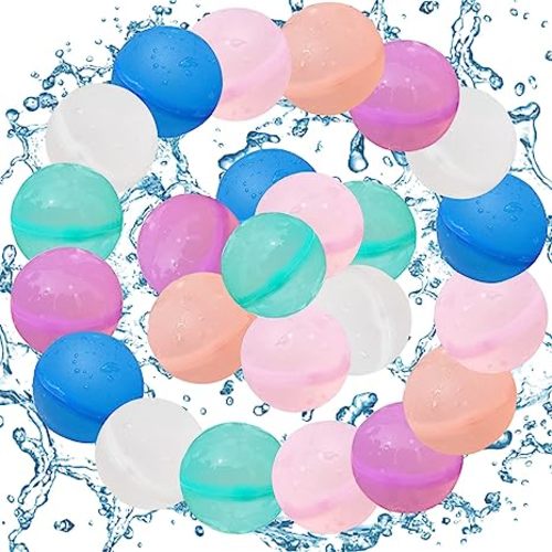 Reusable Water Balloons, 18ct, Color a