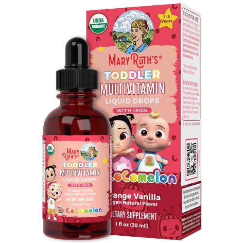 MaryRuth Organics Toddler Multivitamin Liquid Drops, 1 fl oz, Immune and Bone Support