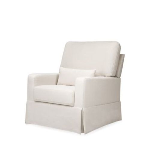 Crawford Pillowback Comfort Swivel Glider in Water Repellent & Stain Resistant Performance Fabric