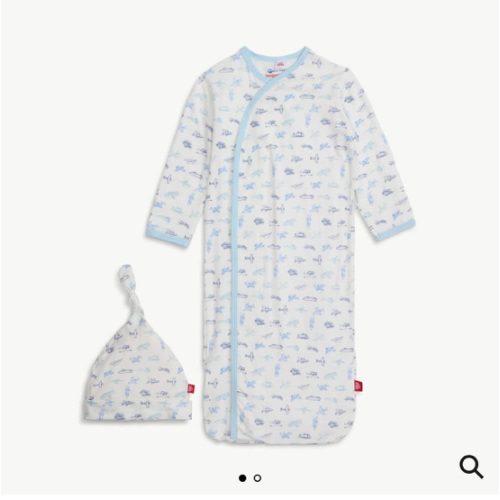 Magnetic Gown & Hat Set Newborn