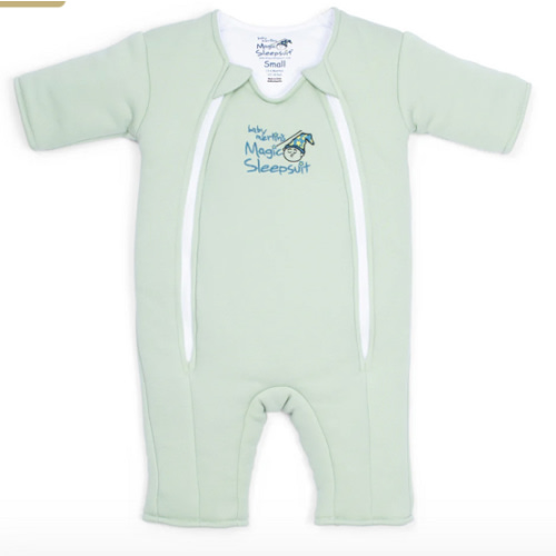 Sage Green Baby Merlin’s Magic Sleepsuit – 100% Cotton Sleep Solution