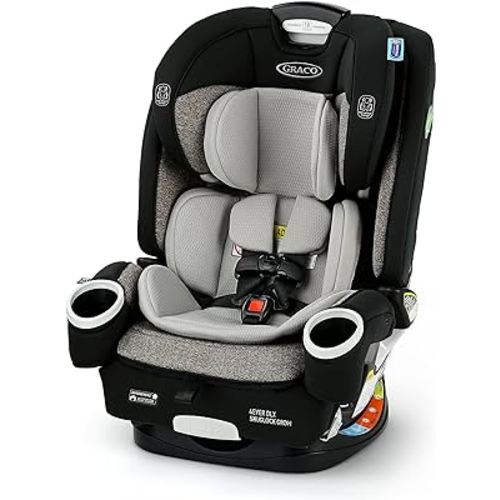 Graco 4Ever DLX SnugLock Grow 4-in-1 Car Seat | Featuring Easy Installation and Expandable Backrest, Henry
