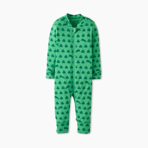 Hanna Andersson Baby 2-Way Zip Sleeper in HannaSoft™ - Mini Ribbit, Newborn