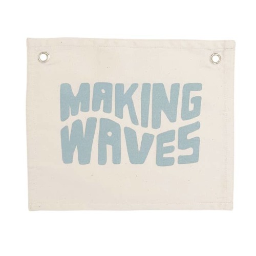 Making Waves Canvas Wall Hanging – oh baby!