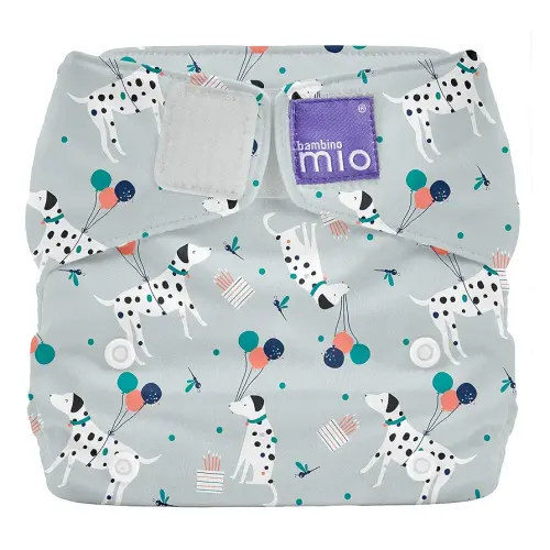 Bambino Mio, miosolo classic all-in-one cloth diaper, puppy party