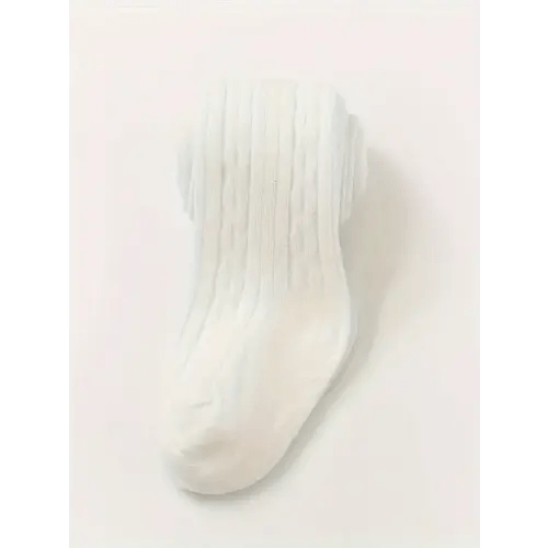 babys solid color jacquard leggings versatile elastic waist - Temu