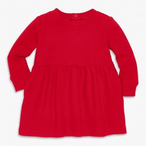 Primary Baby Cozy Pocket Dress In Cherry Size 0-3 Months