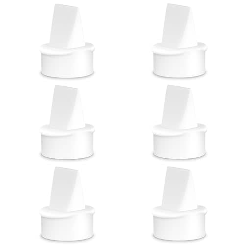 6PC Duckbill Valves Compatible with Lansinoh Pumps Parts and Hand Pump, Replacement to Lansinoh Signature Pro Smartpump Manual Pump, for lansinoh Breast Pumps Duckbill Valves Parts