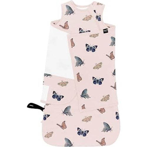 Amazon.com: KYTE BABY Sleep Bag Swaddler with Dual Zipper, Removable Band, Rayon Made from Bamboo Transitional Nursery Essential, 1.0 TOG, (Blush) : Baby