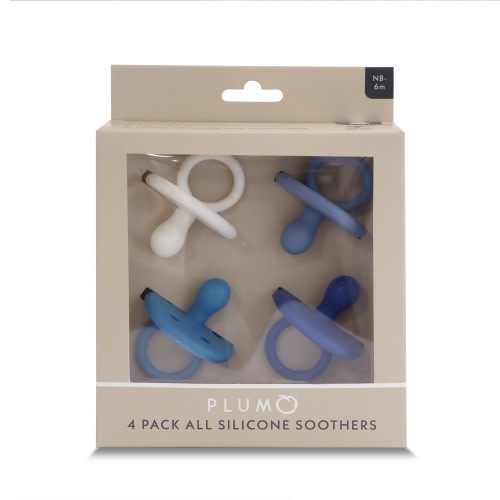 Plum 4pack Soothers Boy Bundle 0-6 Months
