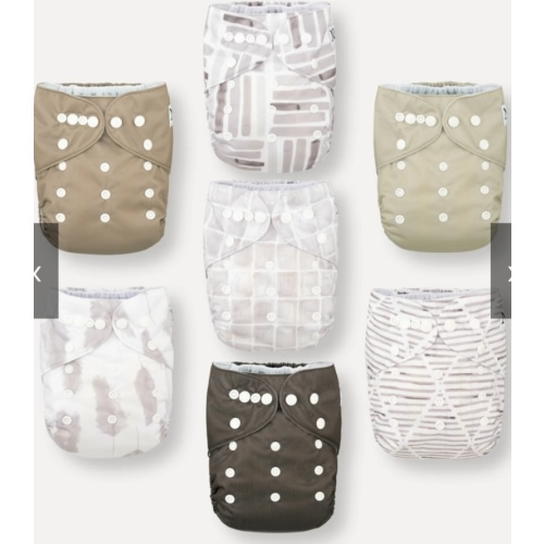 Earthy Boho - Cloth Diapers with Inserts