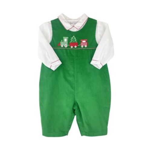 Baby Boys Christmas Corduroy Coverall