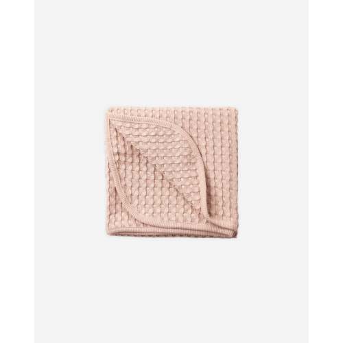 Waffle Baby Blanket Dusty-Rose