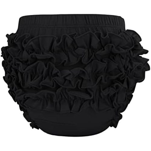 Durio Ruffle Baby Bloomers Cotton Diaper Covers for Girls 0-2T