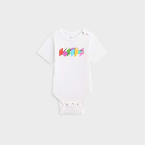 Kith Baby Novelty Logo Graphic Bodysuit - White