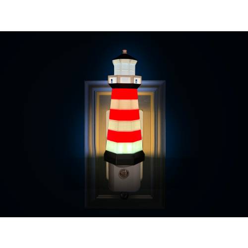 3D Lighthouse Night Light (Plug-in, LED)